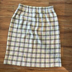 Saint John plaid skirt